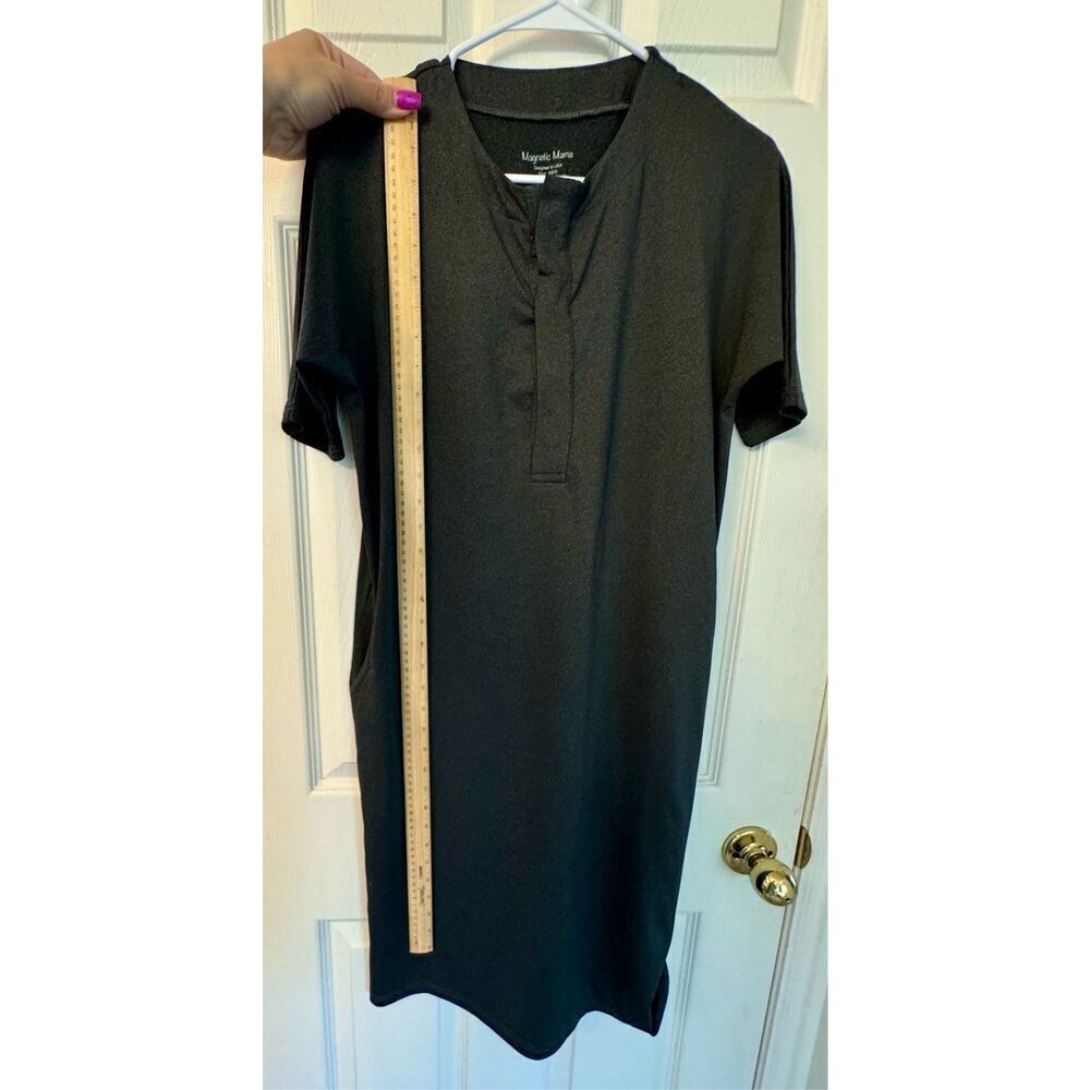 NWOT Magnetic Mama Nursing Magnetic Blissful Short Sleeve Shirt Dress XS/S - Picture 9 of 12